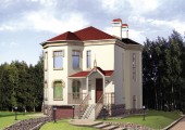 Фото домов из кирпича, газоблоков