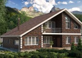 Готовый проект коттеджа 168 кв. м / Артикул АГ-227
