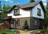 Готовый проект дома 115 кв.м // Артикул R-106