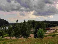 Земельный участок 54 сотки под строительство рядом с красивым озером в живописном месте под Псковскими Печорами