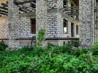 Блочный коттедж без отделки рядом с Псковским озером