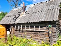 Небольшой дачный домик с баней под Псковом, речка и лес