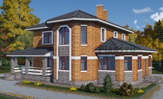 Проект бетонного дома 58-42