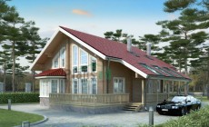 Проект деревянного дома 11-03