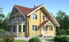 Проект деревянного дома 11-57