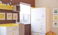 Детская комната 14 кв. м для малыша