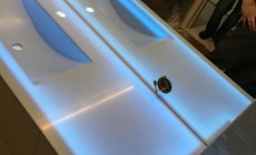 Столешница из искусственного камня Hi-Macs S303 Sapphire Lucent с подсветкой
