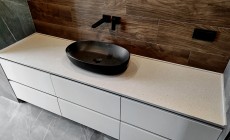 Столешница Hi-Macs для ванной комнаты под натуральный камень