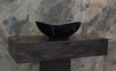 3 стола для санузлов из искусственного камня Corian