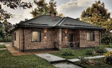 Готовый проект дома 124 кв.м // Артикул R-103