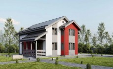 Готовый проект дома 186 кв.м // Артикул R-201