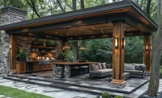 Готовый проект беседки 31 кв.м // Артикул R-193