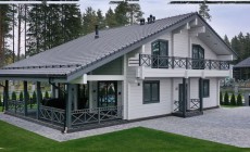 Готовый проект дома 208 кв.м // Артикул R-123-Д