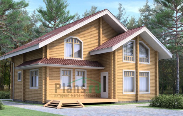 Проект деревянного дома 10-96