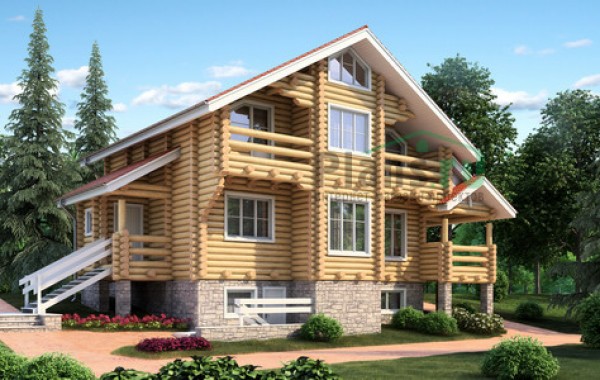 Проект деревянного дома 11-48