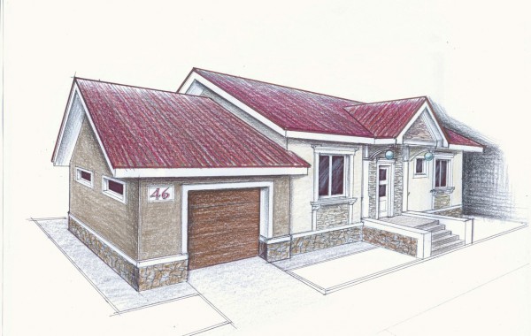 Проект "Иж-325" Проект одноэтажного дома