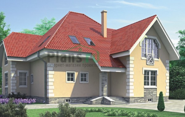 Проект бетонного дома 52-32
