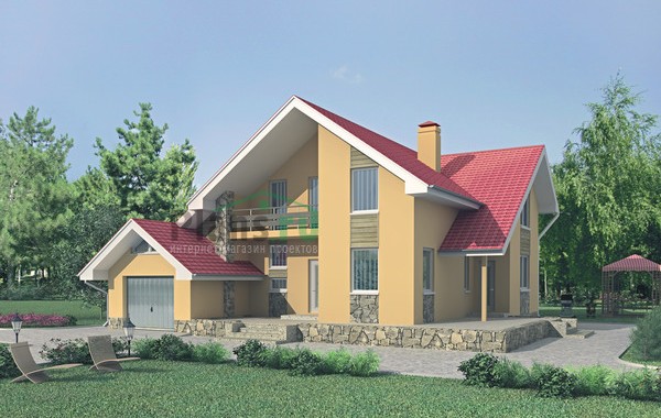 Проект бетонного дома 52-46
