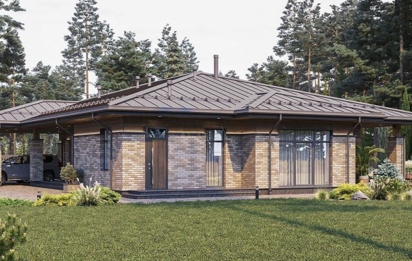 Готовый проект дома 207 кв.м // Артикул R-54
