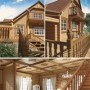 Деревянные дома и их отделка 
