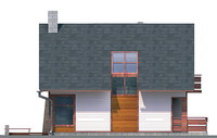 Проект кирпичного дома 70-32 фасад