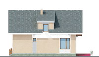 Проект кирпичного дома 70-35 фасад