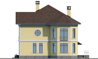  Проект кирпичного дома 40-47 фасад