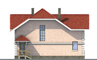 Проект кирпичного дома 70-67 фасад