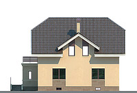 Проект кирпичного дома 70-76 фасад