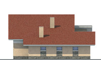 Проект кирпичного дома 70-94 фасад