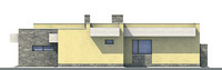 Проект кирпичного дома 70-95 фасад