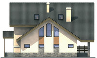 Проект кирпичного дома 71-19 фасад