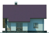 Проект кирпичного дома 71-32 фасад
