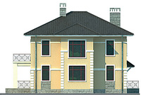 Проект кирпичного дома 71-58 фасад
