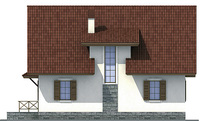 Проект кирпичного дома 71-59 фасад