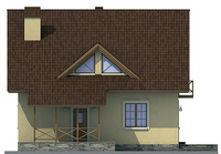 Проект кирпичного дома 71-60 фасад