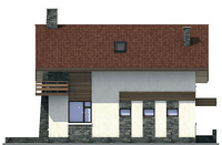 Проект кирпичного дома 71-68 фасад