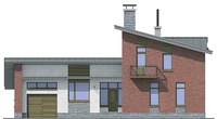 Проект кирпичного дома 71-87 фасад