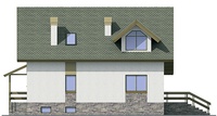 Проект кирпичного дома 71-90 фасад