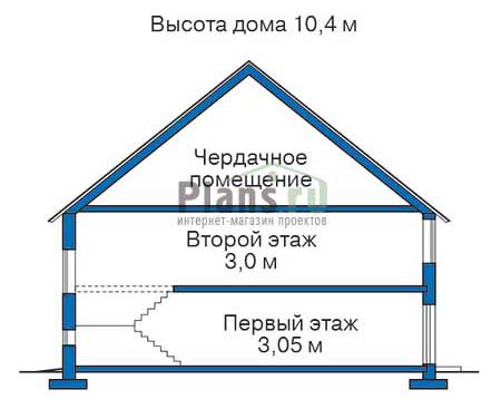 Проект кирпичного дома 72-01 план