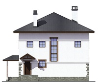 Проект кирпичного дома 72-76 фасад