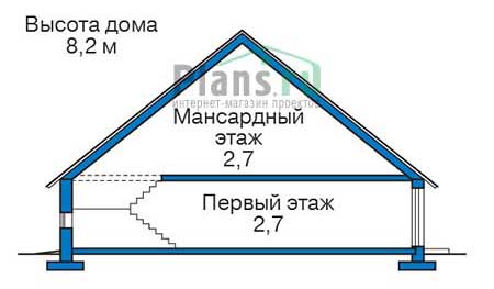 Проект кирпичного дома 73-05 план