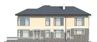 Проект кирпичного дома 73-22 фасад