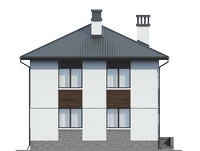 Проект кирпичного дома 73-29 фасад