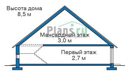 Проект кирпичного дома 73-48 план