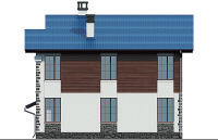 Проект кирпичного дома 74-33 фасад