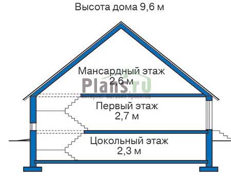 Проект деревянного дома 10-04 план