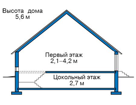 Проект кирпичного дома 41-62 план