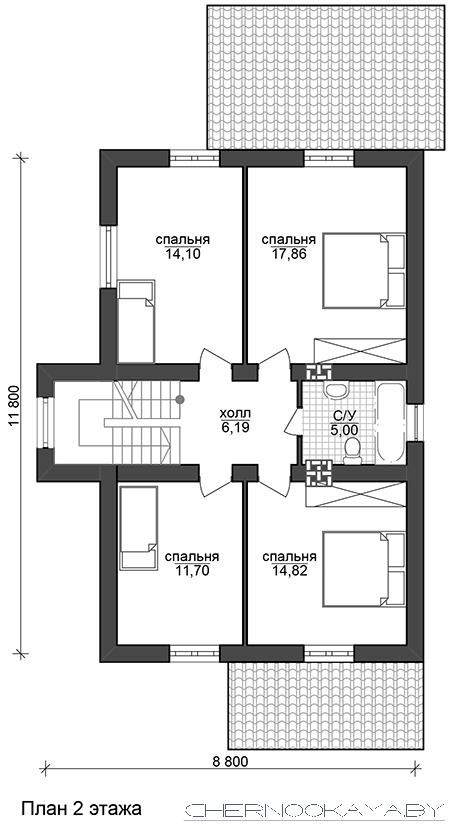 Проект дома №1533-9  план