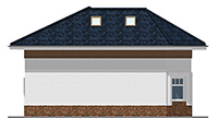 Проект кирпичного дома 41-95 фасад